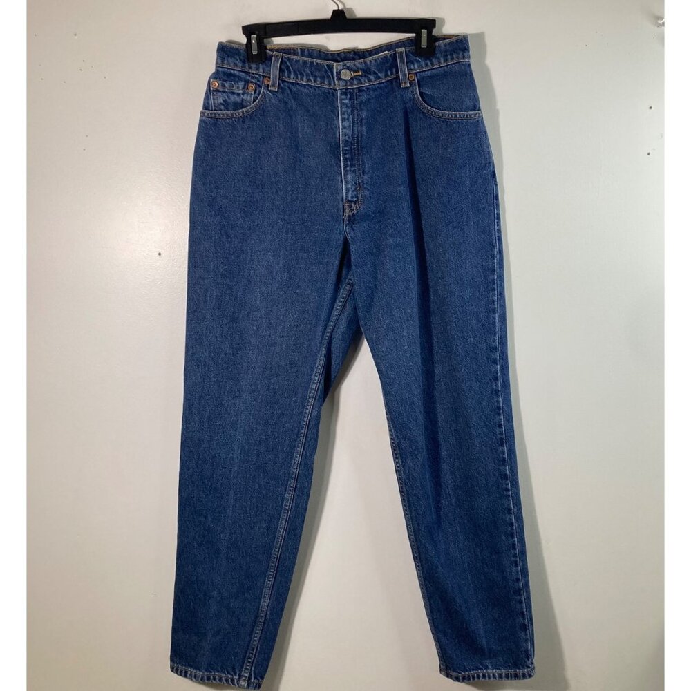 Womens Vintage 1998 Levis 550 31" High‎ Rise Jeans Relaxed Fit Tapered Leg